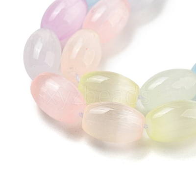 Macaron Color Natural Selenite Beads Strands X1-G-B102-A01-01-1