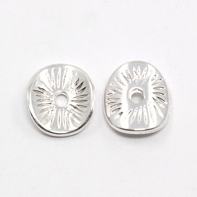 Tibetan Style Wavy Spacer Beads TIBEP-A11067-S-LF-1