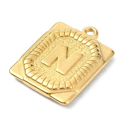 Ion Plating(IP) 304 Stainless Steel Pendants STAS-U033-01G-N-1
