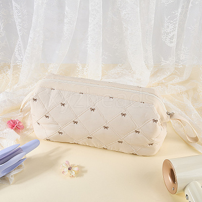 Cotton Cloth Hair Dryer Storage Zipper Bags AJEW-WH20054-331C-1