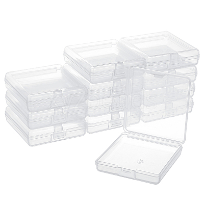 20Pcs Transparent Plastic Bead Containers CON-BC0002-26-1