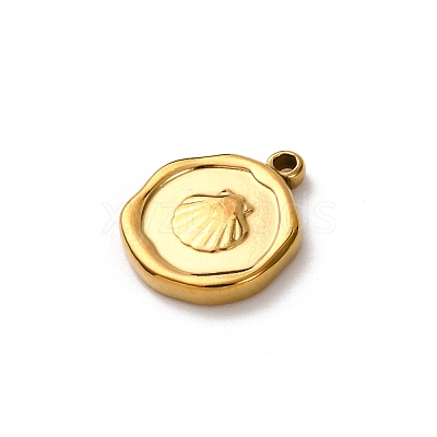 304 Stainless Steel Pendants STAS-I348-02G-04-1
