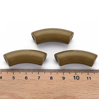 Opaque Acrylic Beads MACR-S372-001B-18-0937-1