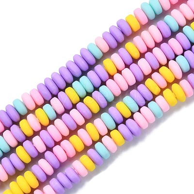 Handmade Polymer Clay Beads Strands CLAY-N008-008M-1