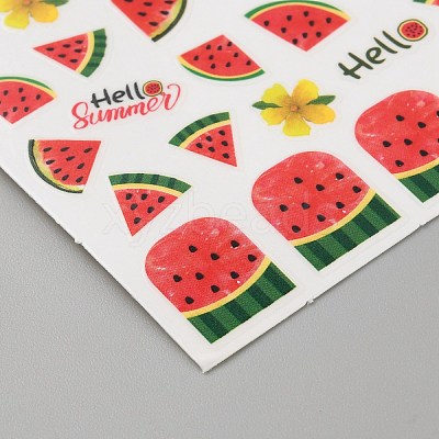 Plastic Nail Art Stickers Decals MRMJ-WH20017-002B-1