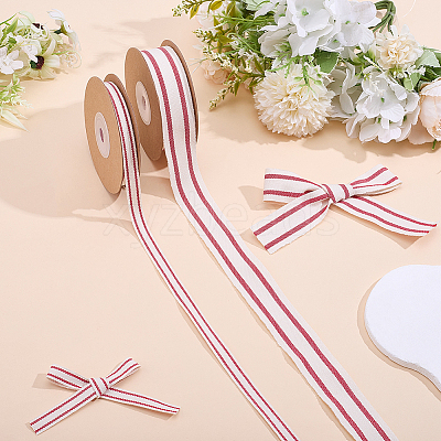 2 Rolls 2 Styles Cotton Ribbon OCOR-ME0001-99A-1