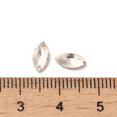 Glass Rhinestone Cabochons RGLA-P037-09A-D261-1