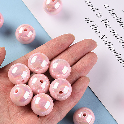Opaque Acrylic Beads X-MACR-S370-D20mm-A01-1