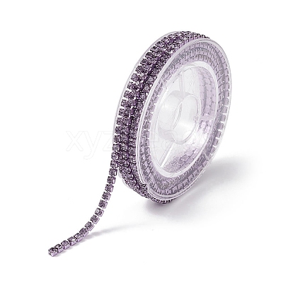 Electrophoresis Brass Rhinestone Strass Chains CHC-YW0001-05C-1