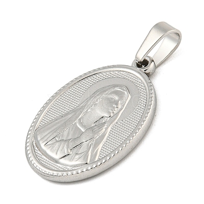 Non-Tarnish 304 Stainless Steel Pendants STAS-B071-02A-22P-1
