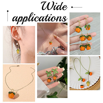30Pcs 5 Styles Glass & Lampwork Pendants PALLOY-AR00021-1
