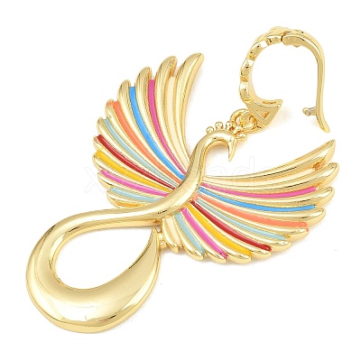 Brass Enamel Pendantss KK-CBAAB9C-05G-04-1