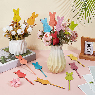 14Pcs Wooden Picks for Vase Decorations AJEW-CN0006-51B-1