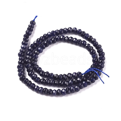 Dyed Natural Malaysia Jade Rondelle Beads Strands G-E316-2x4mm-35-1