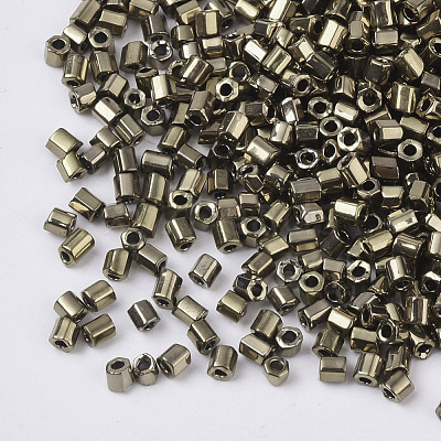 8/0 Two Cut Glass Seed Beads SEED-S033-03A-05-1