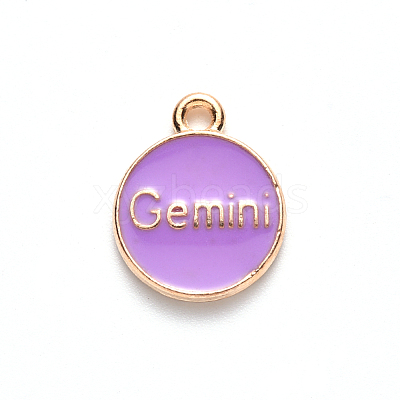 Alloy Enamel Pendants ENAM-S124-01A-01I-1