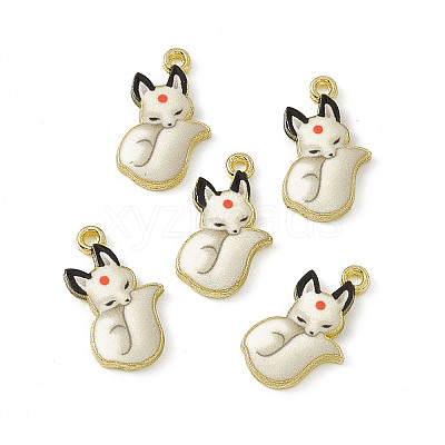 Painted Alloy Pendants PALLOY-P288-05G-05-1