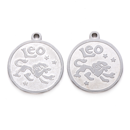 Non-Tarnish 201 Stainless Steel Pendants STAS-R106-07-1