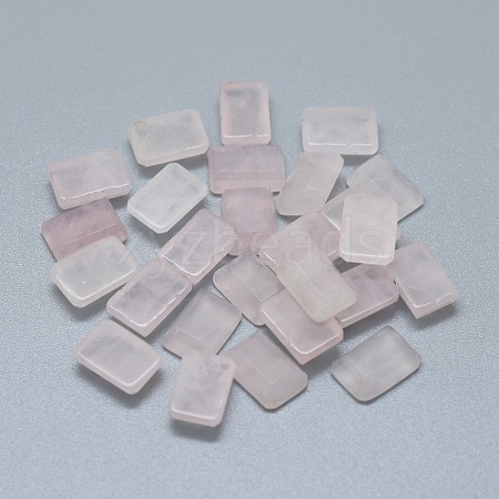 Natural Rose Quartz Cabochons G-F656-05-1