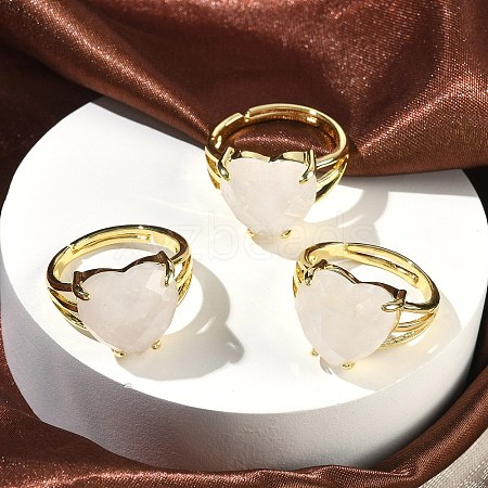 Brass Cuff Open Rings RJEW-D347-01G-11-1