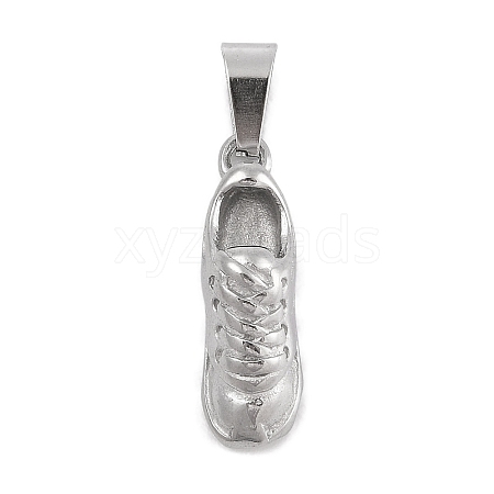 Anti-Tarnish 304 Stainless Steel Pendants STAS-D112-08P-1