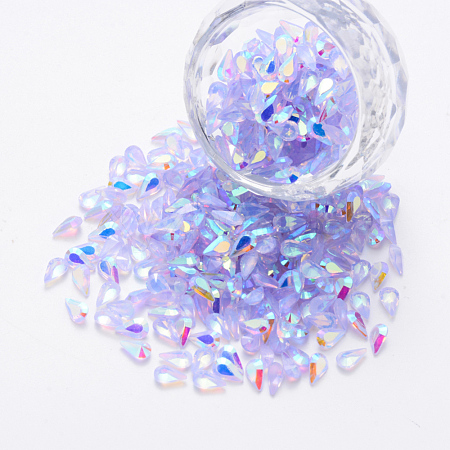 Transparent Resin Rhinestone Cabochons MRMJ-T047-10D-1