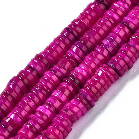 Natural Freshwater Shell Beads Strands SHEL-Q024-001F-1