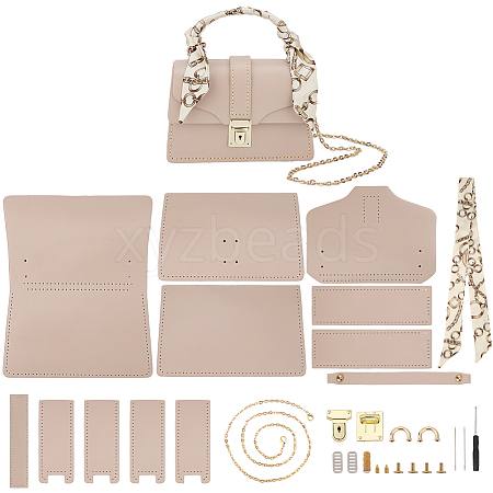 DIY Sew on PU Leather Crossbody Bag Making Kit DIY-WH0386-71C-1