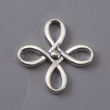 Tibetan Style Alloy Connector Charms FIND-WH0099-99AS-1