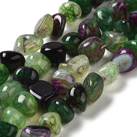 Natural Agate Beads Strands G-H295-B01-05-1