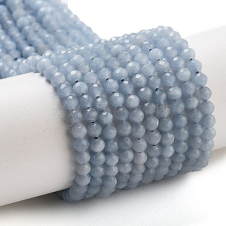 Natural Angelite Beads Strands X-G-G161-A05-05-1