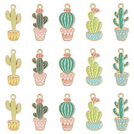 Alloy Enamel Pendants FIND-CJZ0002-001KCG-1