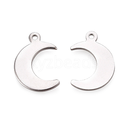 304 Stainless Steel Pendants STAS-PJ0001-08-1