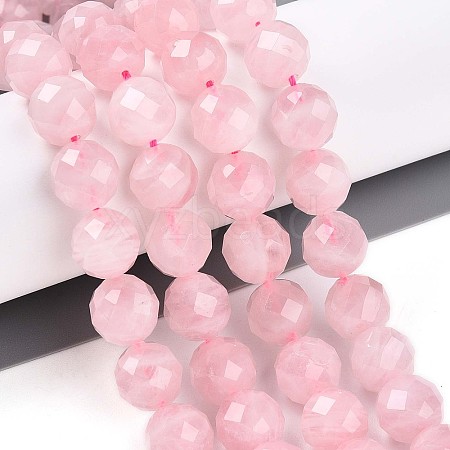 Natural Rose Quartz Beads Strands G-S345-10mm-34-1