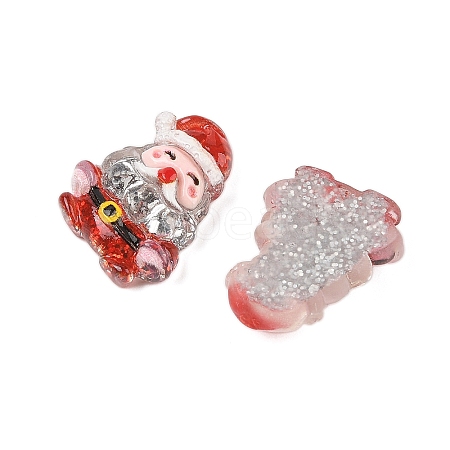 Christmas Series Cute Transparent Resin Decoden Cabochons RESI-S03-03C-1