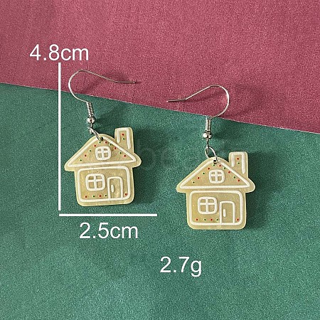 Christmas Acrylic Dangle Earrings FS-WG2A8CC-09-1