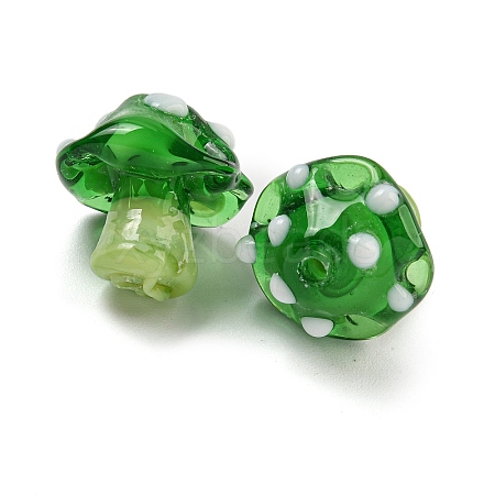 Handmade Bumpy Lampwork Beads LAMP-S067-01D-1