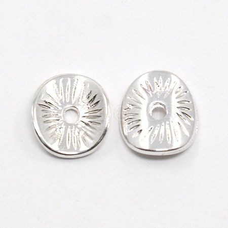 Tibetan Style Wavy Spacer Beads TIBEP-A11067-S-LF-1