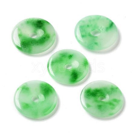 Dyed Natural White Jade Pendants G-Q016-05A-02-1