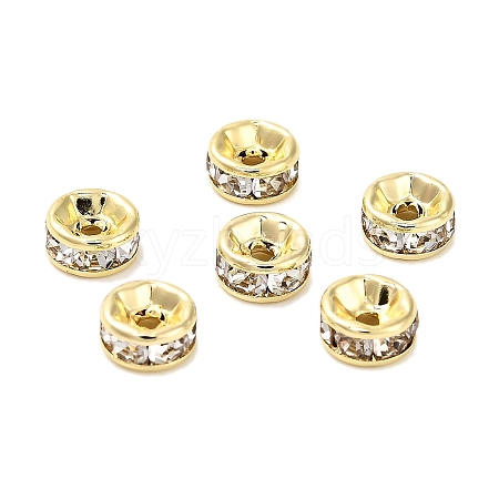 316 Surgical Stainless Steel Rhinestone Spacer Beads X-STAS-L285-001G-01-1-1