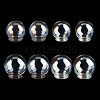  8Pcs 4 Style Round Iridescent Glass Dome Cover FIND-NB0004-55-7