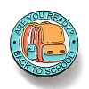 Back To School Theme Enamel Pins JEWB-P028-C01-1