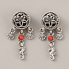 Tibetan Style Alloy European Dangle Charms FIND-TAC0001-68-2