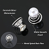 40Pcs 2 Styles Spiral Hair Pin Coil Iron Hair Accessories OHAR-SP0001-10A-5
