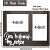 MDF Double Photo Frames AJEW-WH0424-006-2