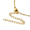 Colorful Cubic Zirconia Constellation Pendant Necklace NJEW-H166-01G-4
