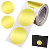 Paper Self-Adhesive Serrated Edge Awards Blank Stickers DIY-WH0504-151A-1