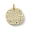 Brass Micro Pave Cubic Zirconia Pendants X-ZIRC-G157-03C-01G-2