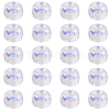 500Pcs UV Plating Acrylic Beads OACR-SP0001-85B-7