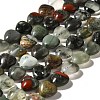 Natural African Bloodstone Beads Strands G-R190-10mm-56-2